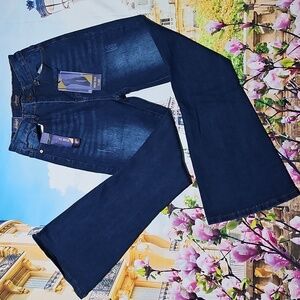 Special One Los Angeles High Waist Dark Blue Flare Jeans Size 5 New
